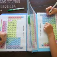 664 Teach Kids Chemistry With This Homemade Periodic Table Battleship Game