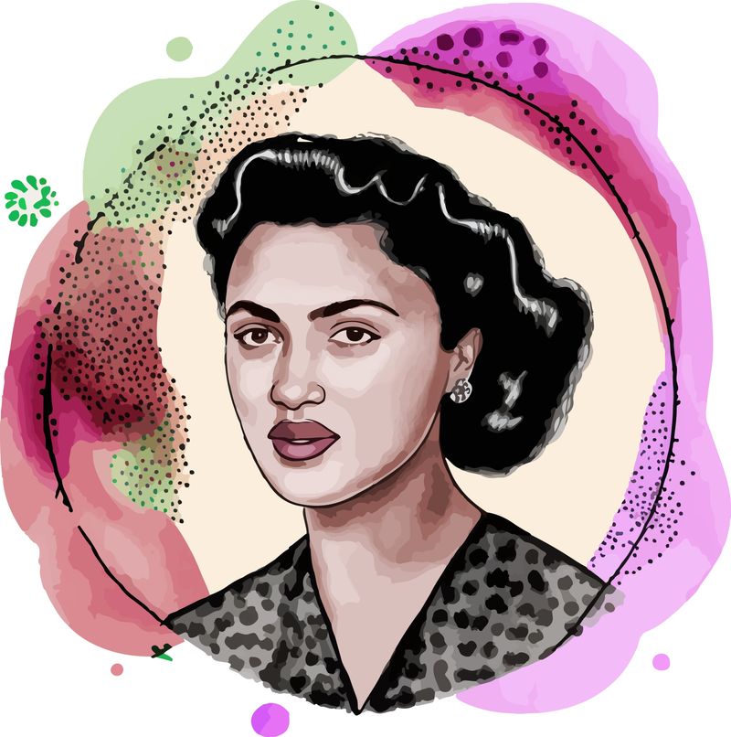 An illustration of Henrietta Lacks (1920-1951), the progenitor of the HeLa Cell line.