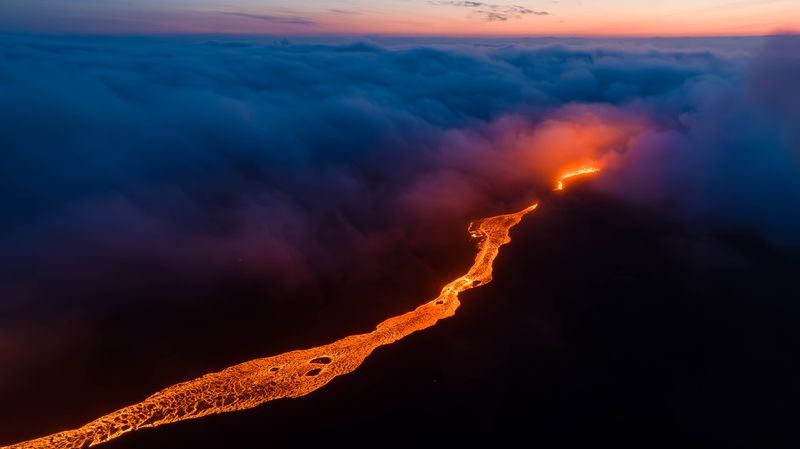 Litli-Hrútur - Volcanic Eruption in Iceland July 2023