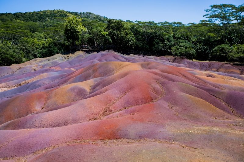 Chamarel seven coloured earths on Mauritius island