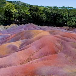 Chamarel seven coloured earths on Mauritius island