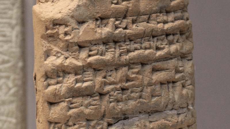 A letter from king Hammurabi of Babylon.