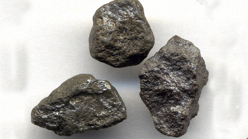 The carbonados rough unpolished rocks