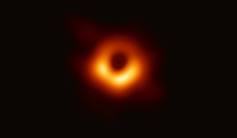 The image has been improved since, but the first picture of a black hole silhouetted against its event horizon will always be iconic